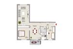 Etagenwohnung Burghausen - 3.5 Zimmer, 82 m&sup2;, 1.100&euro; | Angebot:25637997