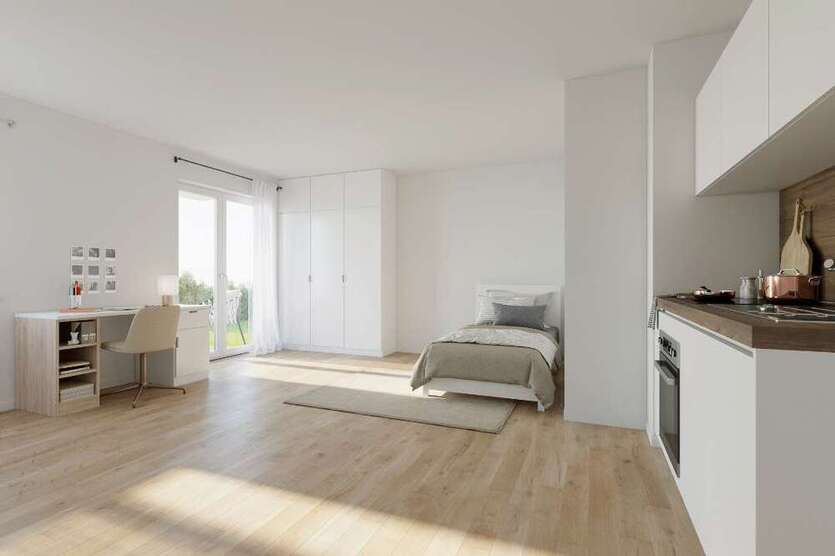 Wohnung zum Mieten in Erlangen 617,96 € 35.72 m²
