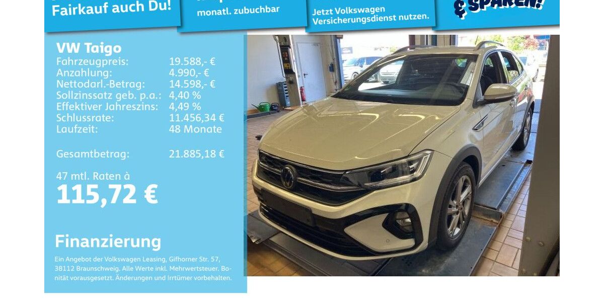 VW Taigo 55.506 km 18.999 &euro; Mannheim 68309