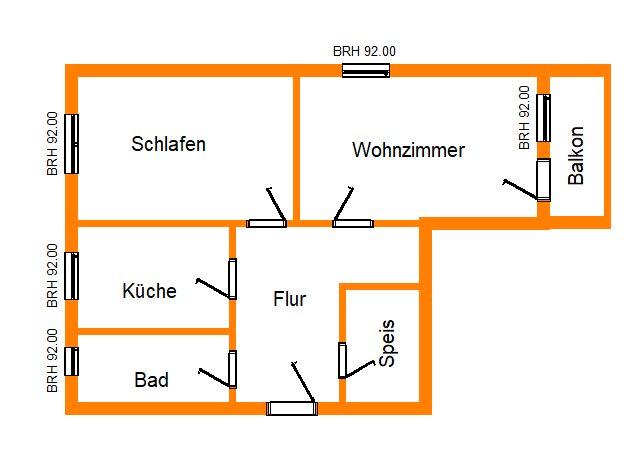 Etagenwohnung Neuburg an der Donau - 2 Zimmer, 59 m&sup2;, 195.000&euro; | Angebot:26336544