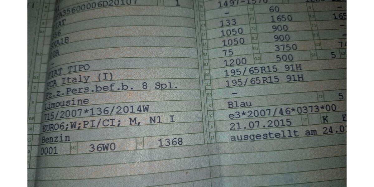 Fiat Tipo 64.666 km 6.000 &euro; Linden 35440