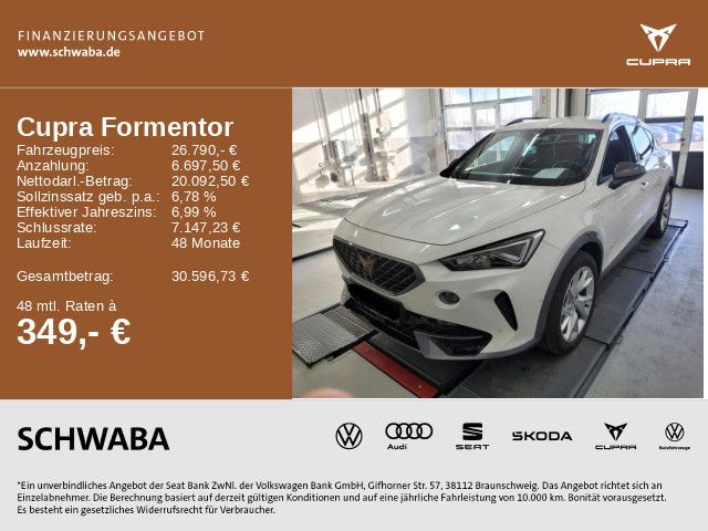 Cupra Formentor 29.400 km 26.790 &euro; Gersthofen 86368