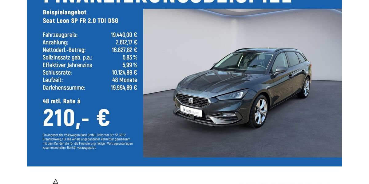 Seat Leon 86.700 km 19.440 &euro; Wolfenbüttel 38304