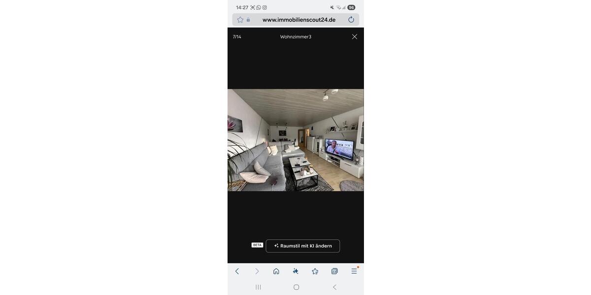 Etagenwohnung Eislingen (Fils) - 3 Zimmer, 82 m&sup2;, 210.000&euro; | Angebot:26224530
