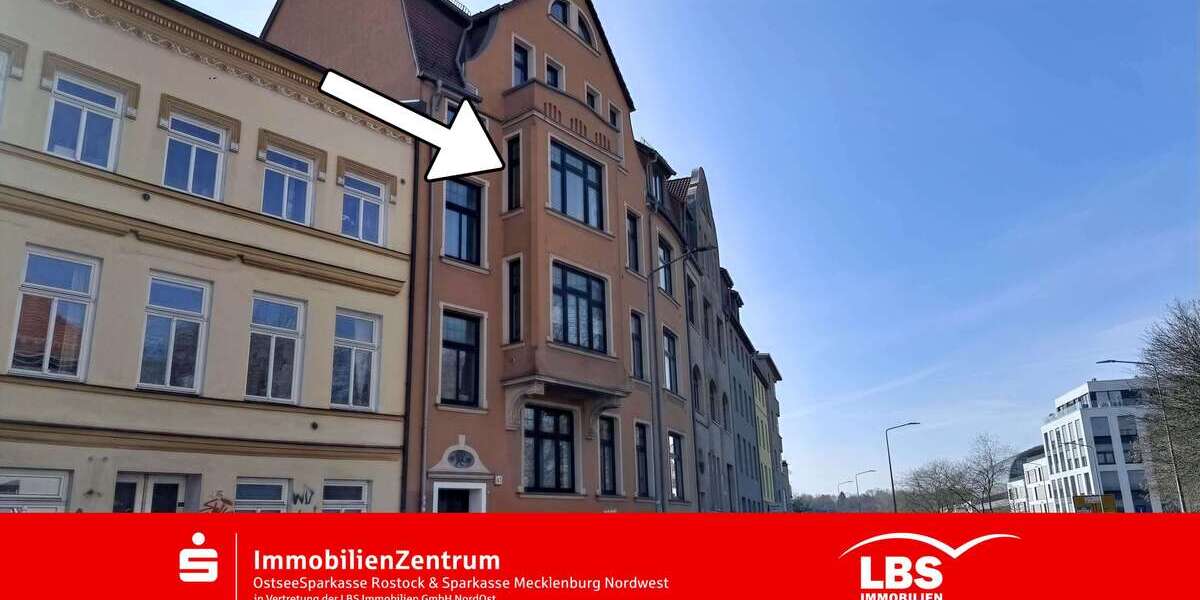 Etagenwohnung Rostock - 4 Zimmer, 97 m&sup2;, 395.000&euro; | Angebot:26463482