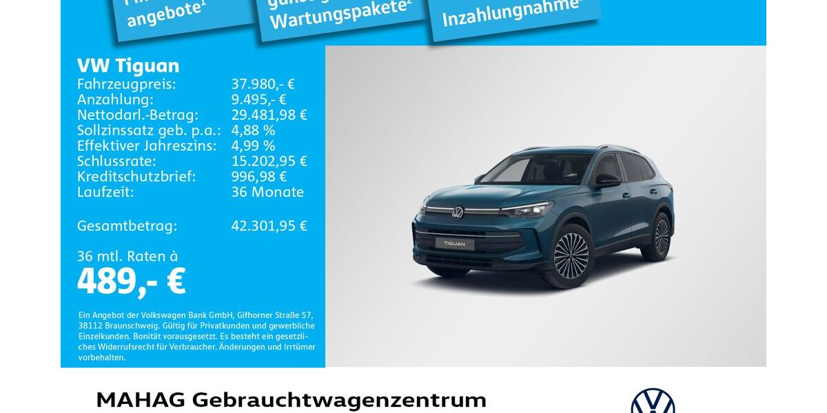 VW Tiguan 13.912 km 37.980 &euro; München 80935