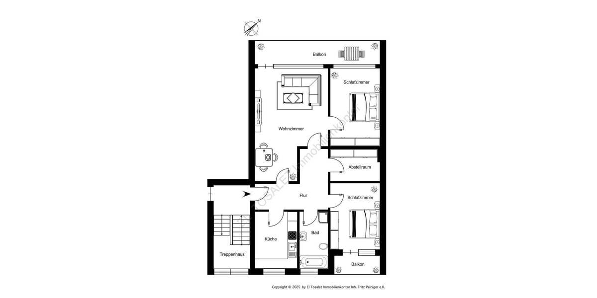 Etagenwohnung Tangstedt - 3 Zimmer, 94 m&sup2;, 1.175&euro; | Angebot:24758199
