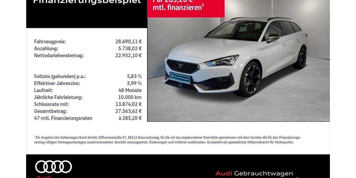 Cupra Leon 24.566 km 28.690 &euro; Rostock 18059