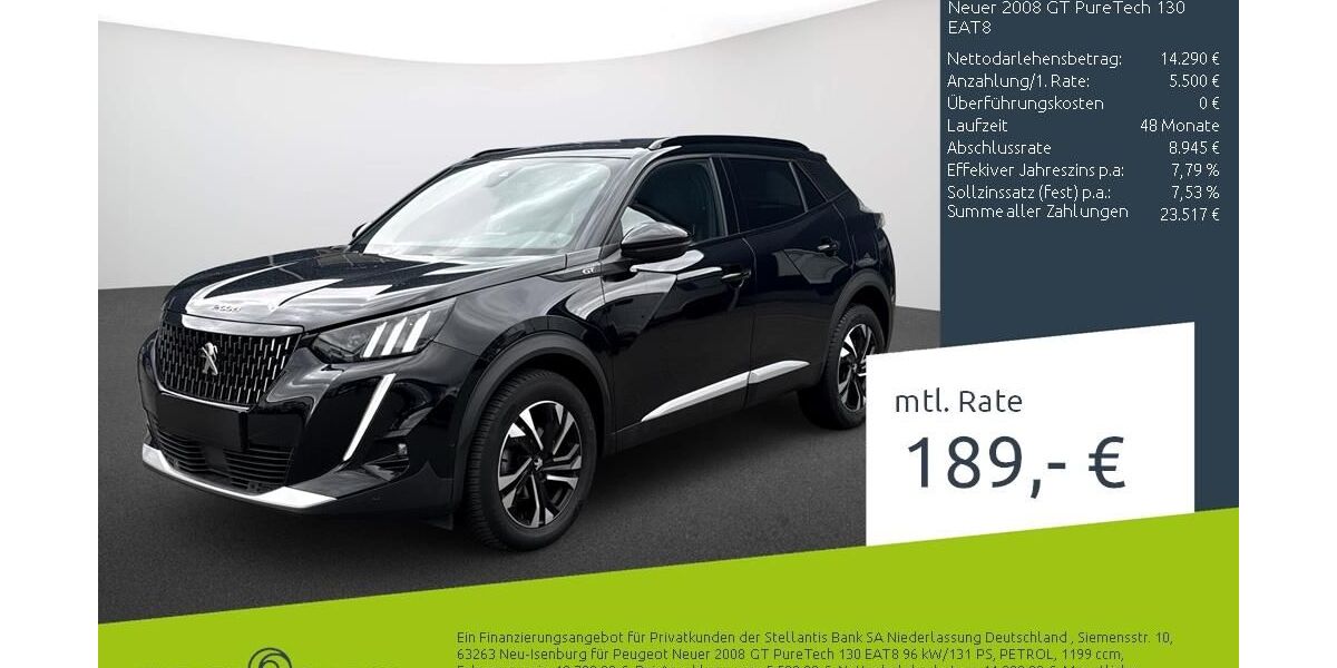 Peugeot 2008 52.170 km 19.790 &euro; Bocholt 46395