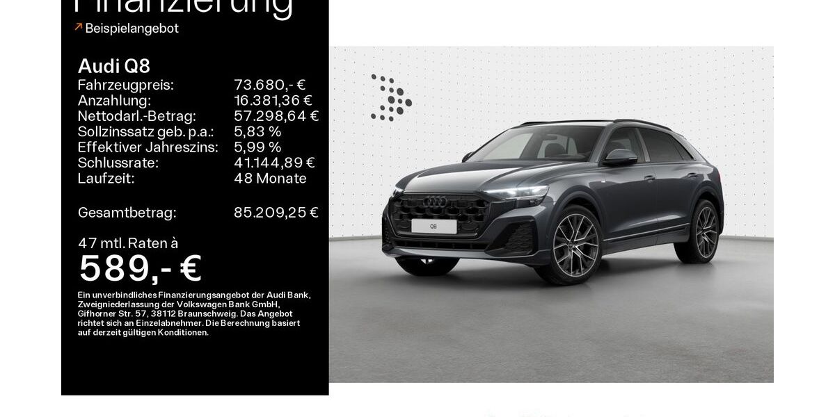 Audi Q8 27.541 km 71.990 &euro; Haßfurt 97437