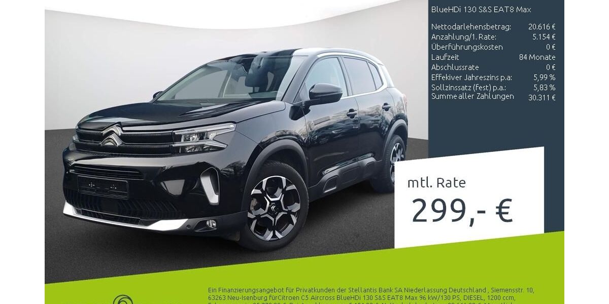 Citroen C5 Aircross 38.173 km 25.770 &euro; Dülmen 48249