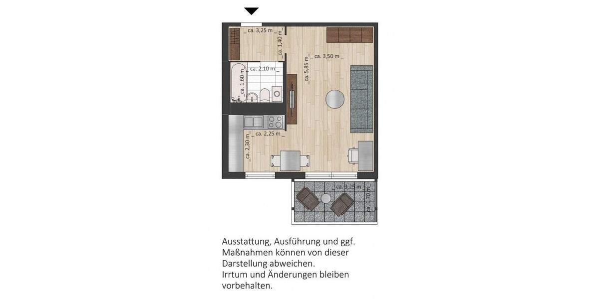 Erstbezug nach Sanierung 1 zimmer