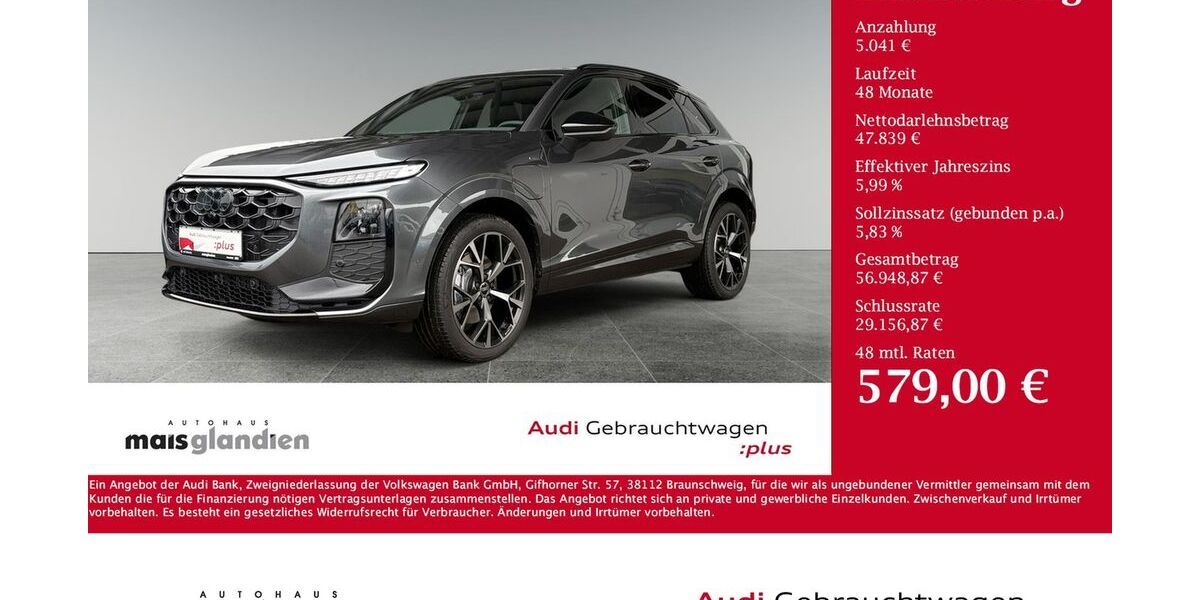 Audi Q3 12.500 km 52.880 &euro; Pronsfeld 54597
