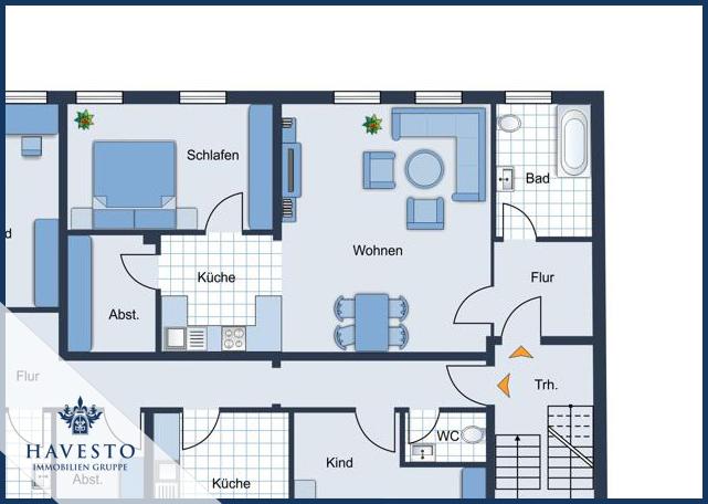 Etagenwohnung Clenze - 2 Zimmer, 71 m&sup2;, 595&euro; | Angebot:20667305