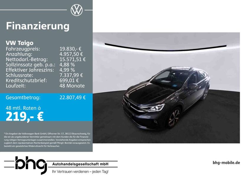 VW Taigo 56.416 km 19.830 € Balingen 72336