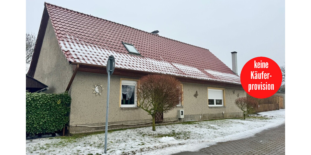 HORN IMMOBILIEN ++ freistehendes Einfamilienhaus in Pasenow bei Woldegk - Einfamilienhaus Woldegk / Pasenow Pasenow | Angebot:25281365