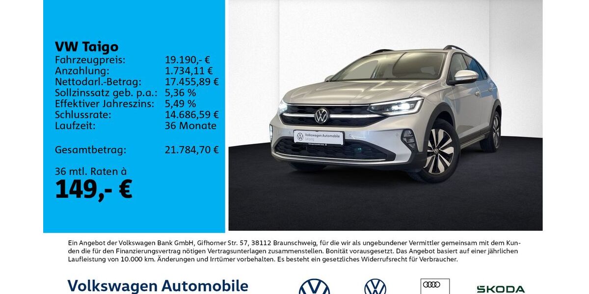 VW Taigo 43.832 km 18.870 &euro; Leipzig 04277