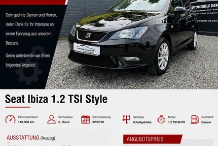Seat Ibiza 148.000 km 5.990 &euro; Rheinböllen 55494