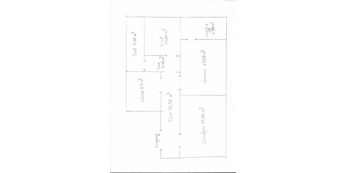 Etagenwohnung Kamenz - 3 Zimmer, 82 m&sup2;, 550&euro; | Angebot:25870346