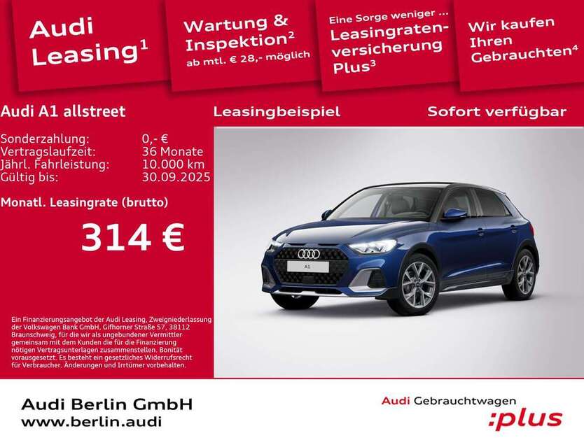 Audi A1 7.500 km 26.900 € Berlin 12489