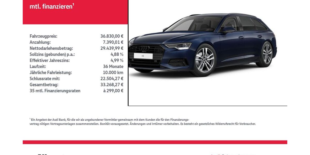 Audi A6 58.524 km 36.830 &euro; Nordhausen 99734