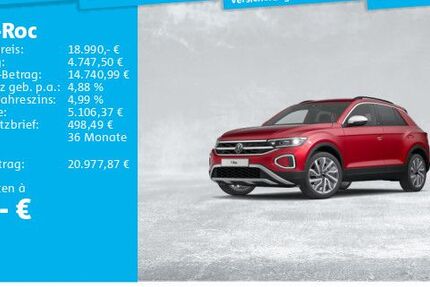 VW T-Roc 65.180 km 18.990 &euro; Lehrte 31275