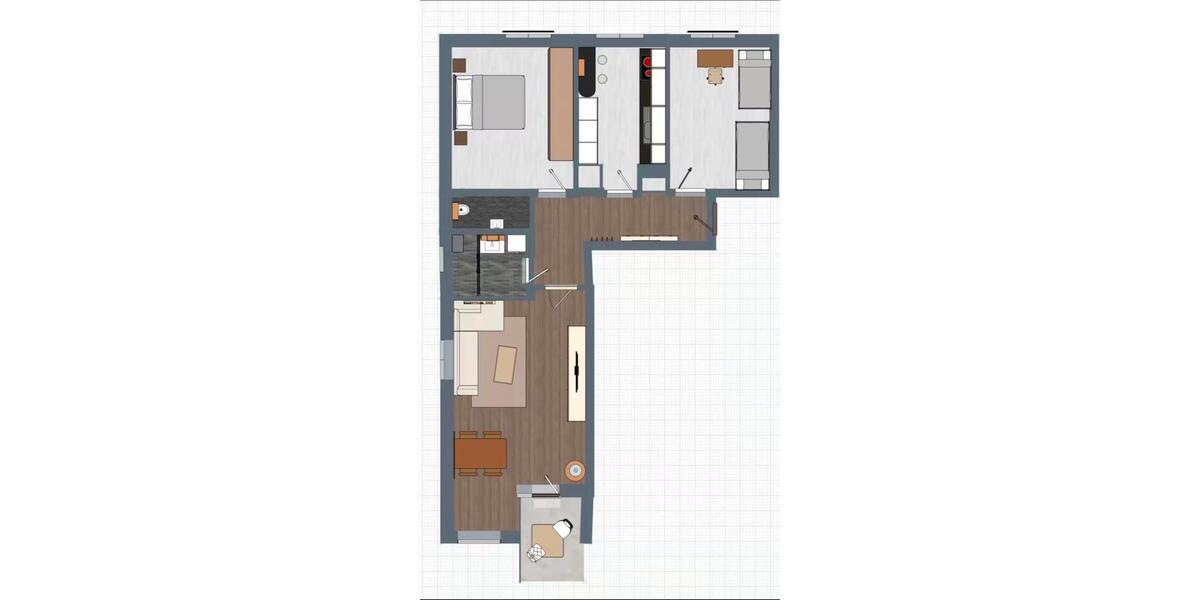 Etagenwohnung Augsburg Haunstetten-Siebenbrunn - 3 Zimmer, 78 m&sup2;, 3.000&euro; | Angebot:26516719