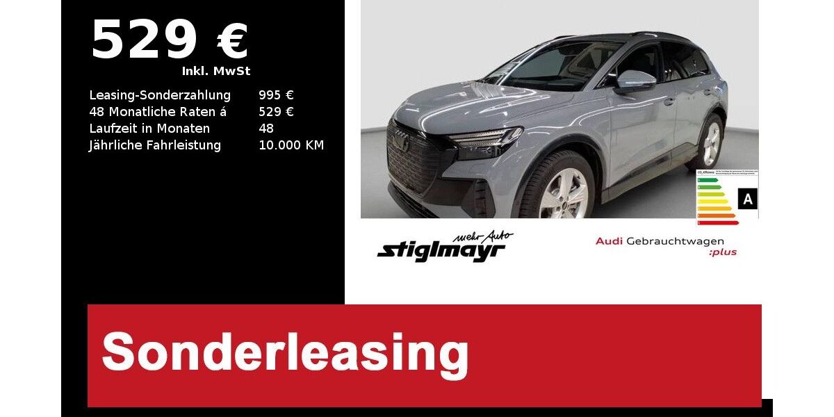 Audi Q4 e-tron 4.365 km 50.460 &euro; Pfaffenhofen 85276