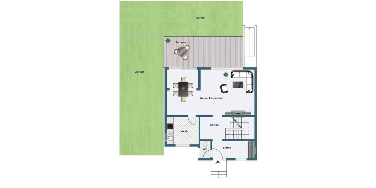 Reihenendhaus Frankfurt am Main Niederursel - 3 Zimmer, 104 m&sup2;, 650.000&euro; | Angebot:26170557