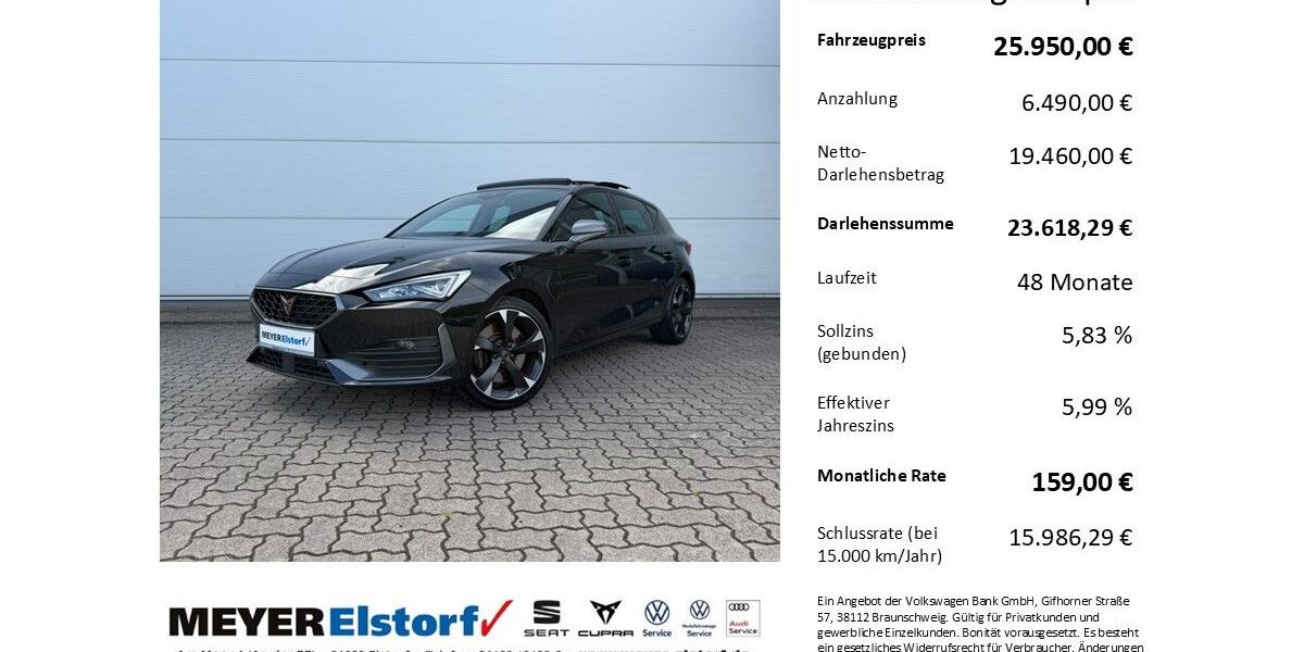 Cupra Leon 35.300 km 25.950 &euro; Neu Wulmstorf 21629