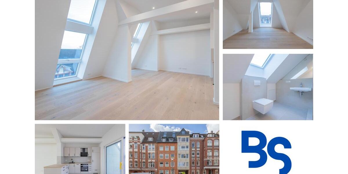 Dachgeschoßwohnung Kiel - 2 Zimmer, 85 m&sup2;, 1.615&euro; | Angebot:25397518