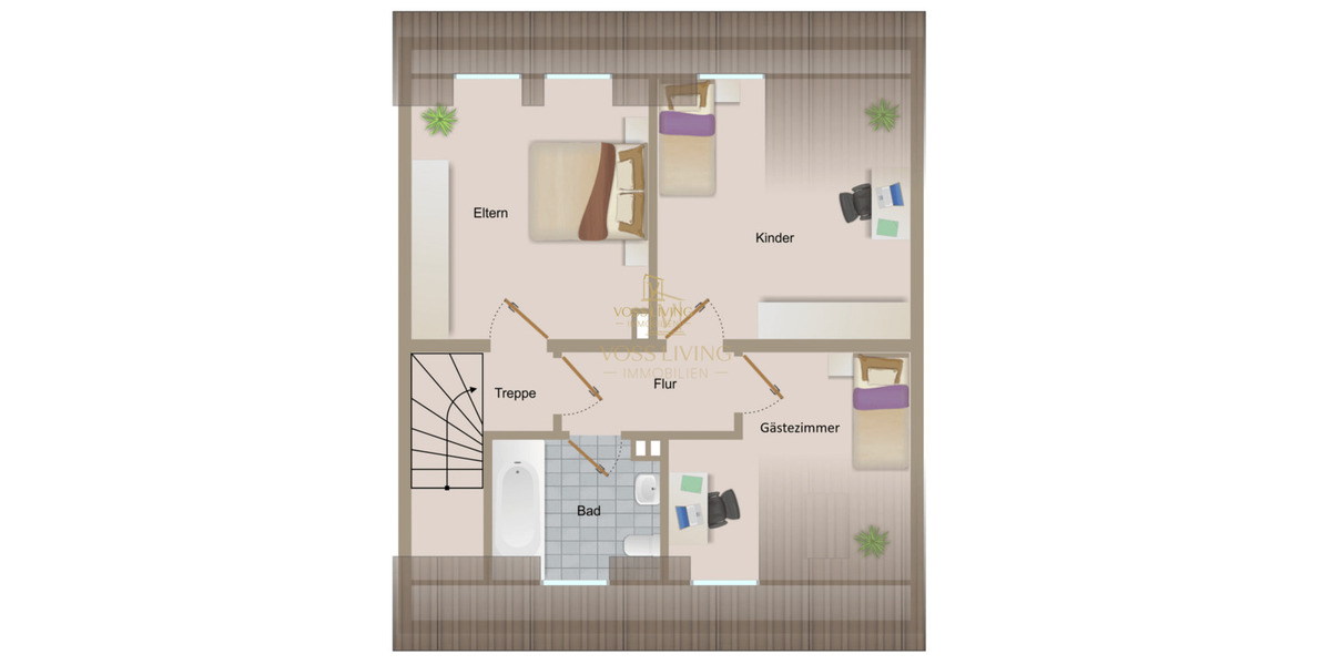 Reihenmittelhaus Bad Vilbel - 6 Zimmer, 150 m&sup2;, 649.000&euro; | Angebot:26170627