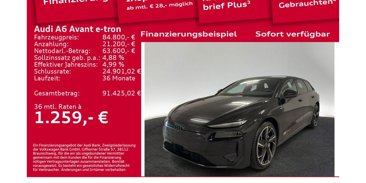 Audi A6 e-tron 6.001 km 84.800 &euro; Berlin 12489