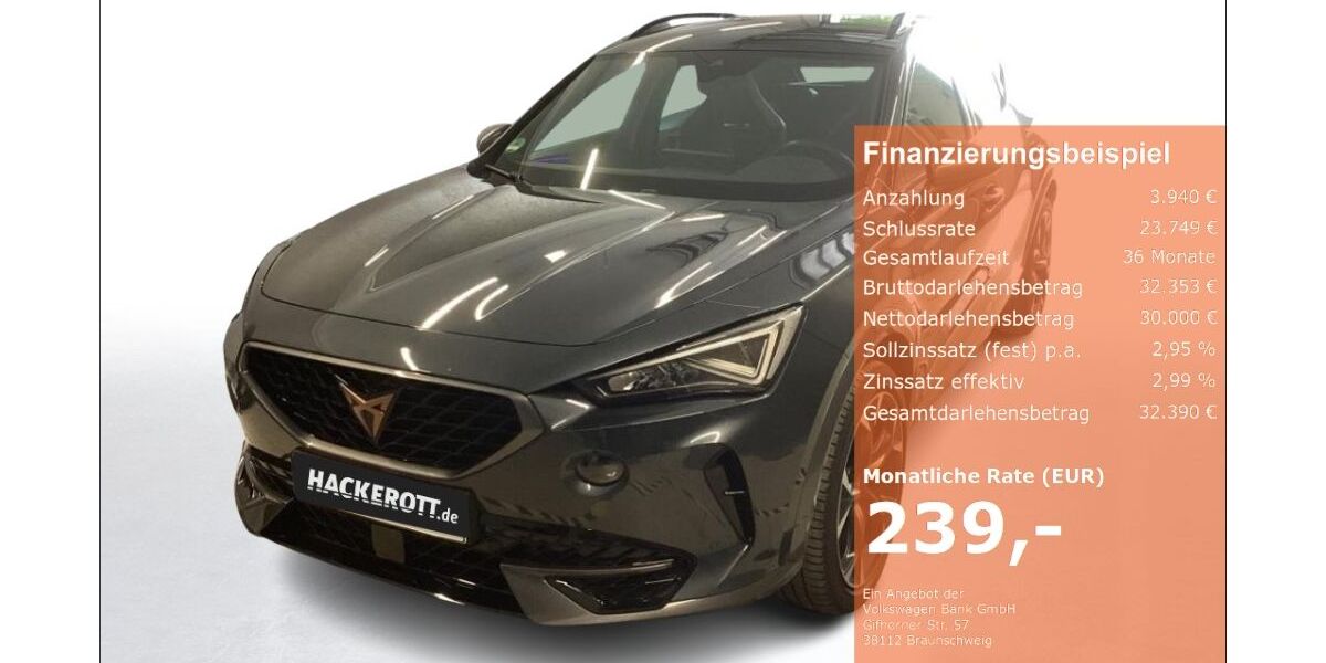Cupra Formentor 13.742 km 32.980 &euro; Hannover 30165