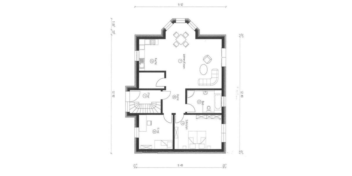 Einfamilienhaus Penig - 8 Zimmer, 246 m&sup2;, 1.850&euro; | Angebot:24748923