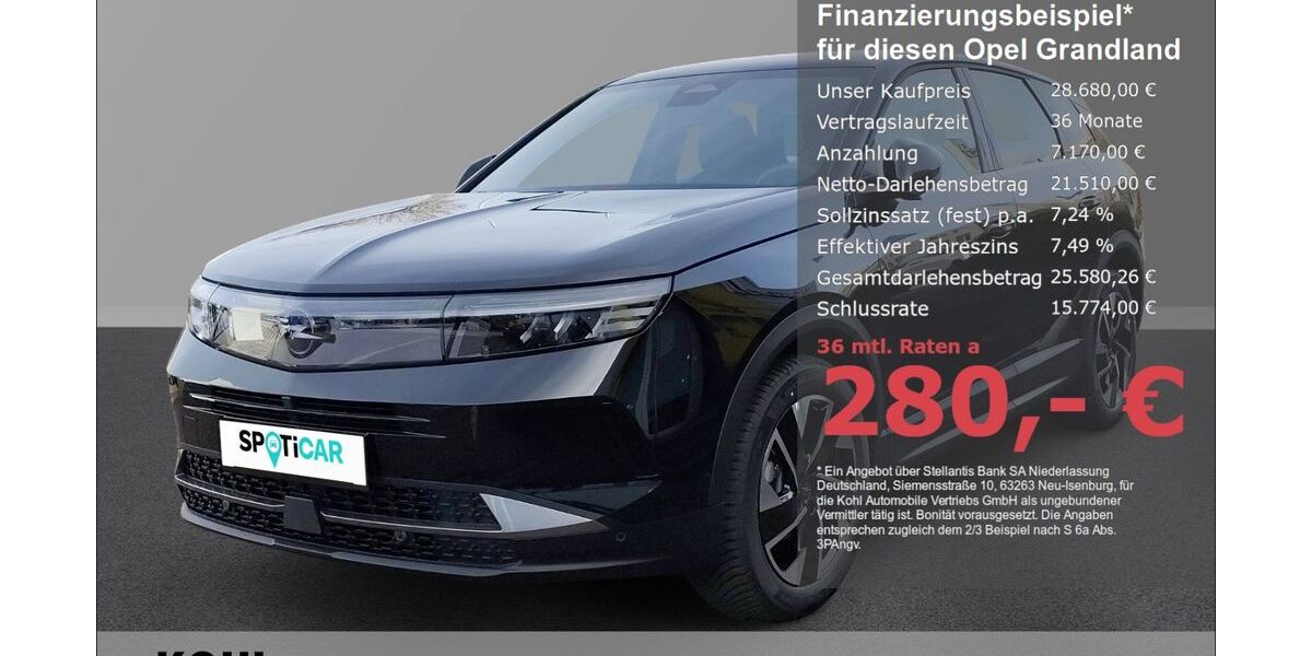 Opel Grandland (X) 2.500 km 28.680 &euro; Aachen 52078
