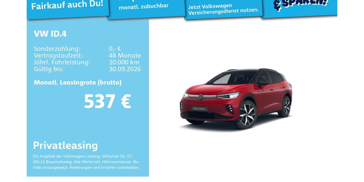 VW ID.4 6.559 km 42.858 &euro; Mannheim 68309