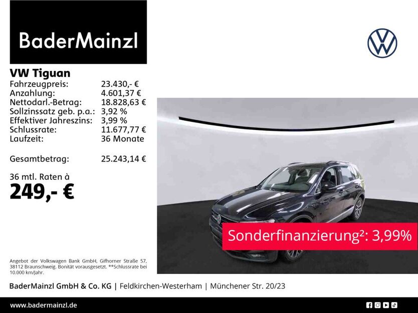 VW Tiguan 34.570 km 23.430 € Feldkirchen/Westerham 83620