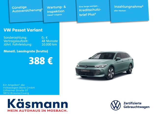 VW Passat Variant 10.601 km 35.630 € Mosbach 74821