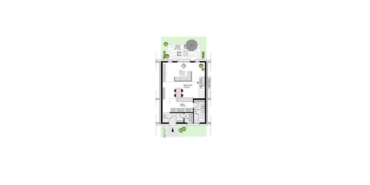 Reihenendhaus Bielefeld Sennestadt - 3 Zimmer, 100 m&sup2;, 389.000&euro; | Angebot:24609114