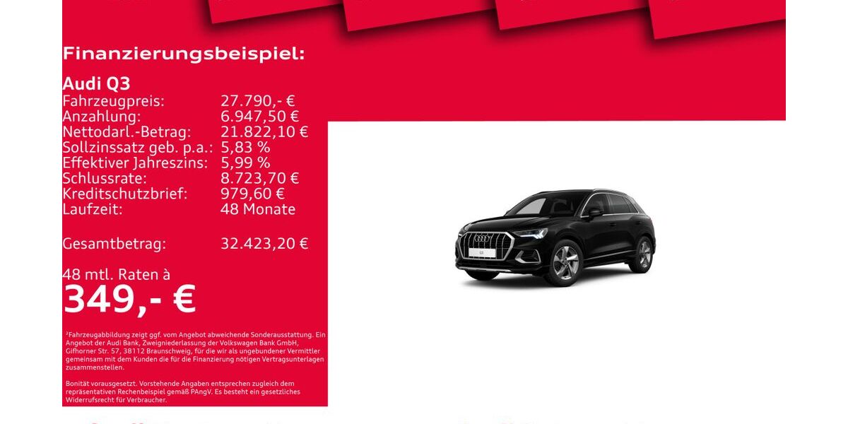 Audi Q3 68.863 km 27.790 &euro; Hannover 30179