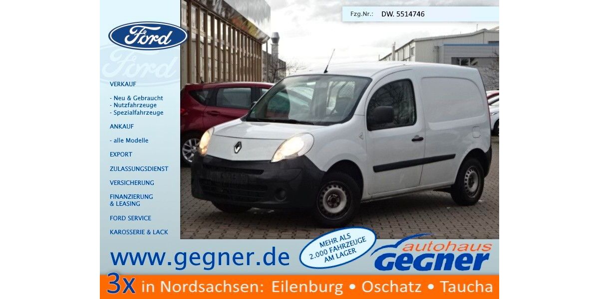 Renault Kangoo 256.312 km 2.840 &euro; Eilenburg 04838
