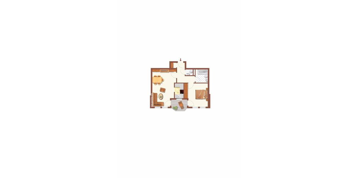 Etagenwohnung Künzelsau - 2.5 Zimmer, 56 m&sup2;, 175.000&euro; | Angebot:26956279