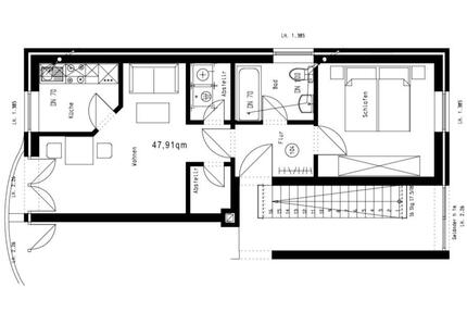 Wohnung Rheda-Wiedenbrück Wiedenbrück - 2 Zimmer, 48 m&sup2;, 600&euro; | Angebot:25612874