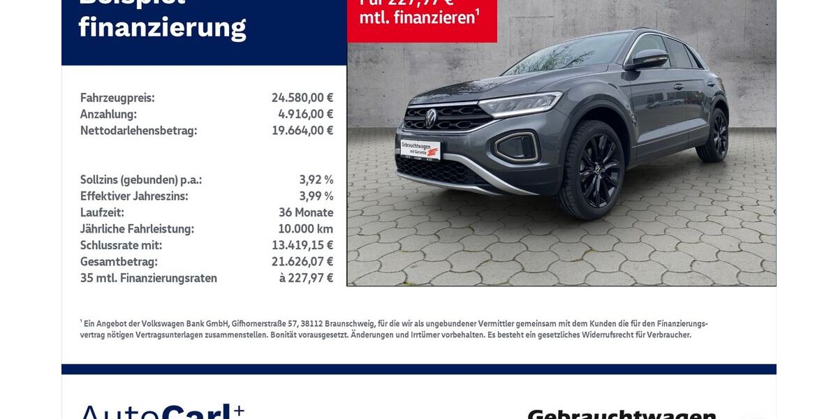 VW T-Roc 17.100 km 24.580 &euro; Reichenbach 08468