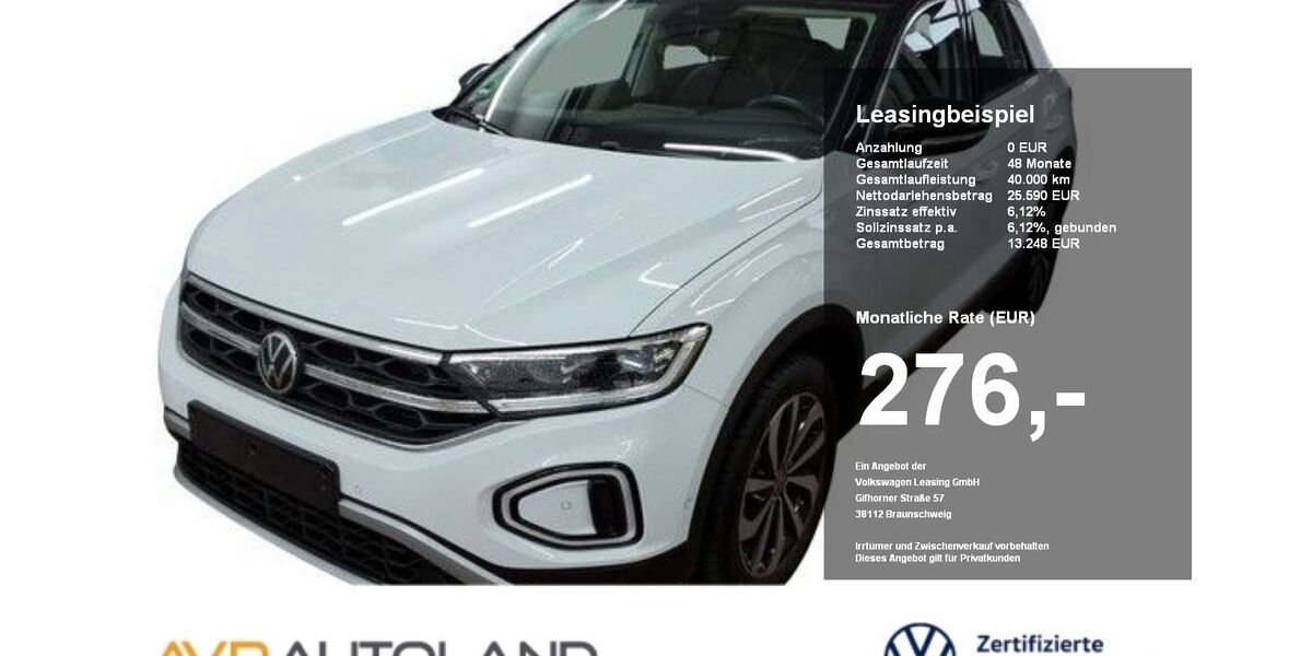 VW T-Roc 19.974 km 25.590 &euro; Plattling 94447