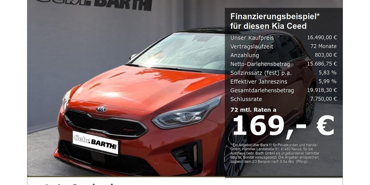 Kia ceed / Ceed 110.175 km 16.490 &euro; Merzig / Weiskirchen 66663