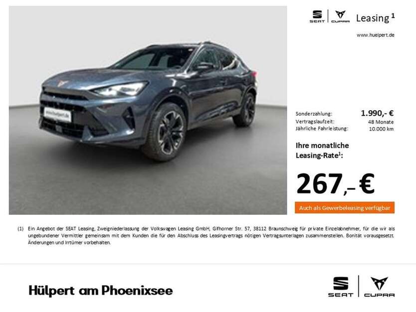 Cupra Formentor 11.017 km 32.580 € Dortmund 44269