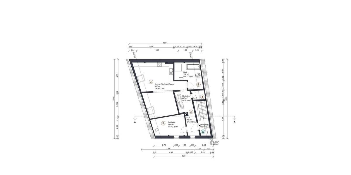 Etagenwohnung Bellheim - 2 Zimmer, 93 m&sup2;, 220.000&euro; | Angebot:26500042