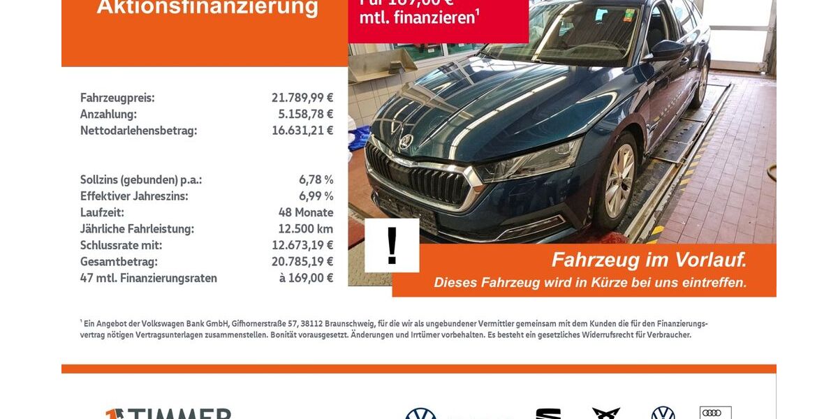 Skoda Octavia 94.105 km 21.389 &euro; Lingen 49808